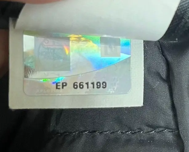 The North Face  Puffer Jacket Gray Hooded Belted Goose Down Hyvent Coat Size M