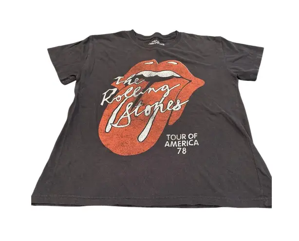 The Rolling Stones Women's T-shirt Tee Shirt Black Size S