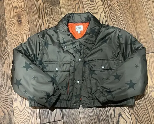 Cato  Starry Puffer Cropped Jacket Size XL thumbnail 1