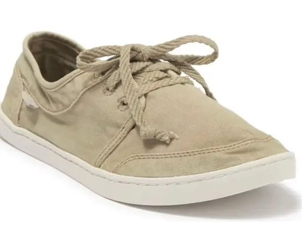 Sanuk Pair o' Dice Low Top Sneaker in Natural Size 10 NWT