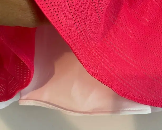 Prince Womens Skort (Skirt) Small Hot Pink and White Tennis Skirt