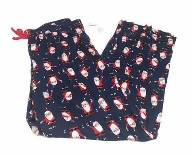 Novogratz Dancing Santa Pajama Bottoms Navy, Red, X