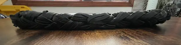 Sondra Roberts | braided clutch handbag.