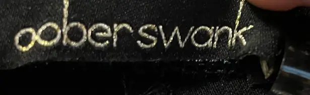 OoberSwank High Waisted Metallic Moto Leggings Pleated Panel Women XS New NWOT Silver