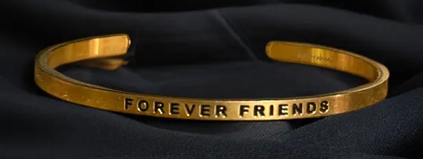 MantraBand Forever Friends cuff bangle bracelet