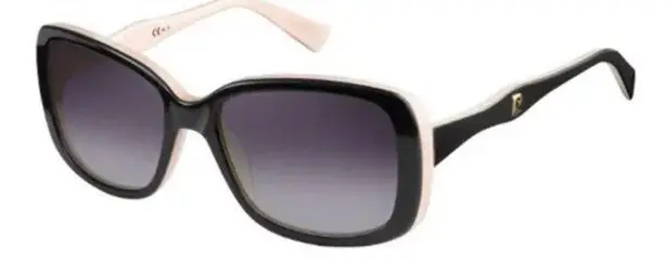 Pierre Cardin Black and Cream Sunglasses