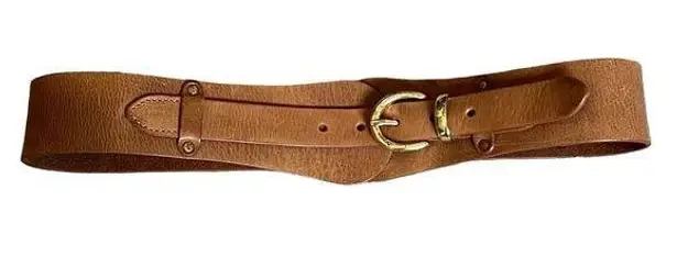 Anthropologie  Rough Roses genuine, leather belt