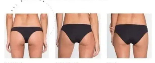 NWT Tavik Vine Cutout Swim Bottom in Horizon Stripe Tapioca