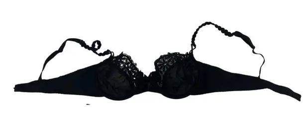 Lace Black Lingerie Bra Size 34B First 56g