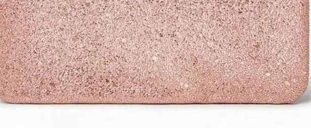 Ipsy Dusty Rose Sparkled Glam Clutch Bag
