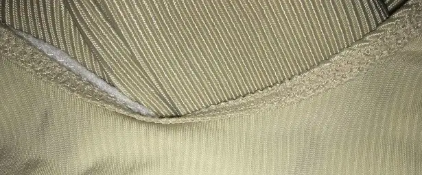 We Wore What NEW Women's Size XS Khaki Ribbed Scoop Neck Jumpsuit