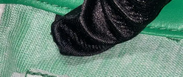 Rehab Green mini Tote Bag with White Accents