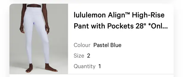 Lululemon Pastel Blue Set