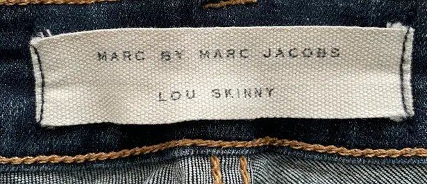 Marc by Marc Jacobs Lou Skinny Dark Wash Blue Jeans, size 28”