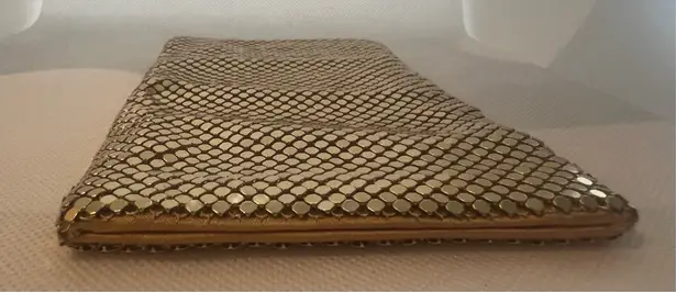 Whiting & Davis VINTAGE: | Classic metallic gold mesh eyeglass case.