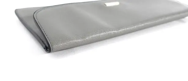 | Lovevook | Gray Sleek Wallet Clutch Wristet Bag Purse