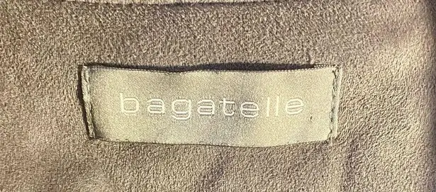 Bagatelle Gray Open Front Cardigan Jacket, Size M