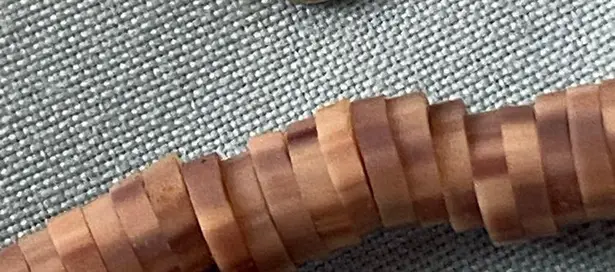 26” To 30” Necklace Statement Acrylic Pendant 4”H Pink Fabric Tassels Boho