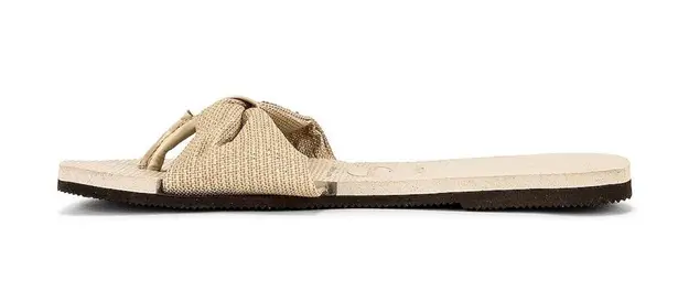 Havaianas You St. Tropez Shine Sandal in Beige
