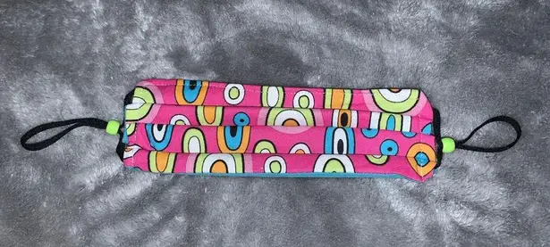 Handmade Fabric Face Mask Pink Multi