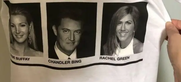 Jerry Leigh NWT White Friends Class of 2004 Tee T Shirt Top