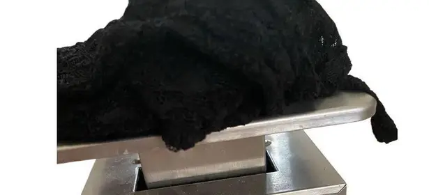 Voice Cropped Semi Sheer Lace Tank Top Wide Strap Floral Sexy Rave Party White Size L