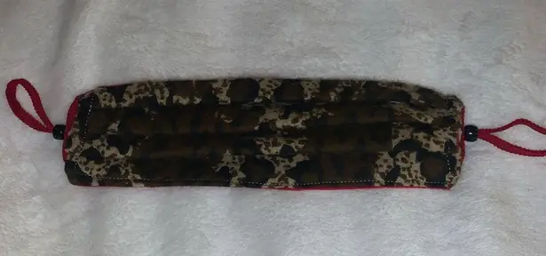 Handmade Fabric Face Mask Cheetah Leopard 🐆 Print Brown