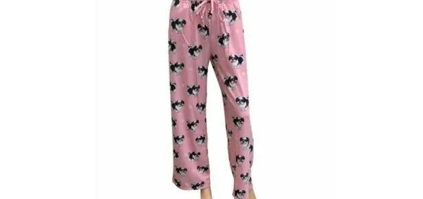 COMFIES Shih Tzus Unisex Lightweight Cotton Blend Pajama Bottoms Large