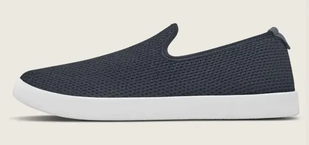 Allbirds Tree Lounger navy slip on loafer sneakers size 8