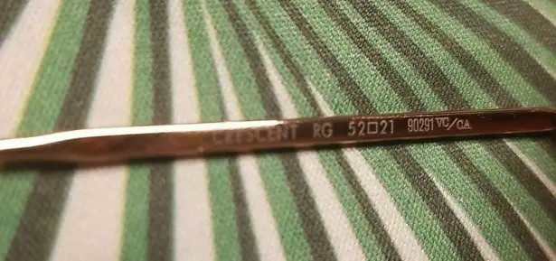 💕GARRETT LEIGHT💕 Crescent Sunglasses ~ Rose Gold Frame Pink Mirror Lenses NWT