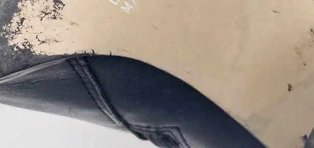 Vintage Y2K Black Leather Square Toe Buckle Strap Heeled Boots Size 9.5 Biker