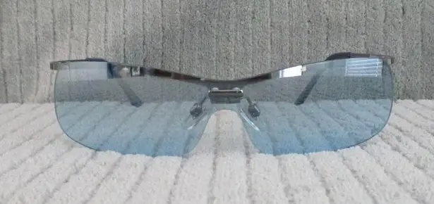 New Divine Eyewear Krista Chrome/Aqua Gradient Sunglasses Women's NWT Blue