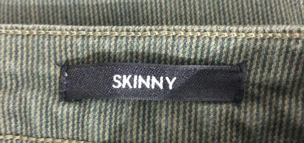 Parker Smith Ava Skinny Jeans Olive Military Green 26 EUC