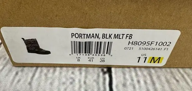 Zodiac Portman Cold Weather Boots Water-Repellent Aztec Black Multi 11M NEW