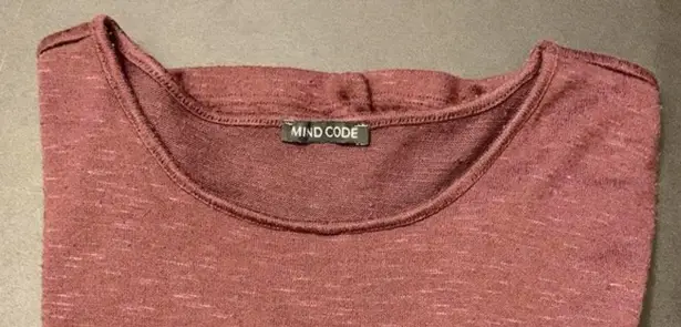 Mind Code ‎ Women’s Maroon Pullover Sweater L EUC