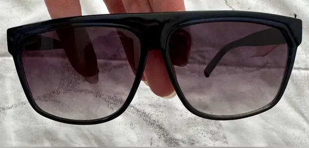 NWT Black frame and lens cat eye UV400 Sunglasses summer bohemian vacation