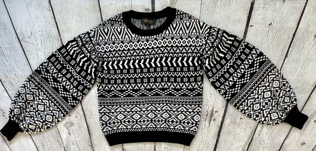 Truth By Republic Geometric Print Sweater
