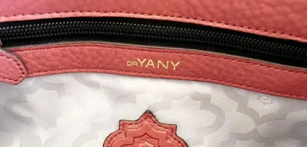 orYANY Mauve Pebbled Leather Flap Saddlebag Crossbody Whipstitch Purse Bag Pink