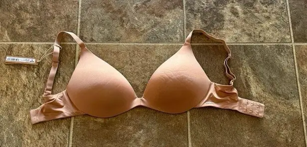 SKIMS Wireless Form Push-up Plunge Bra Ochre 32DD