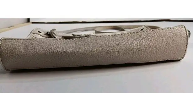 The Sak Boho Preppy White Designed Tasseled Leather Western Crossbody Wristlet