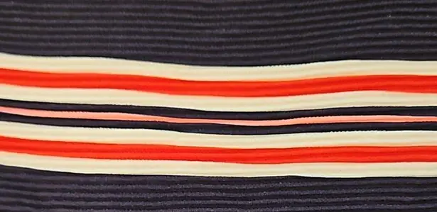 La Blanca ππ Lingerie One Piece Swimsuit ~ Sailor Stripe Print 10 NWT