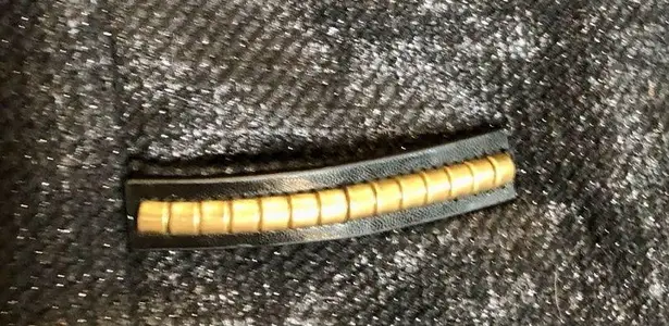 By Malene Birger Tweed Blazer Black Jacket Chic Metallic Gold Flecks Zip Front 8