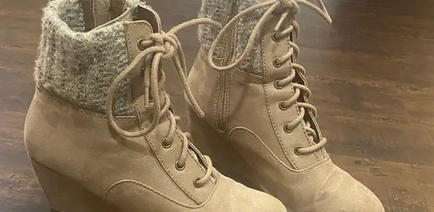 Tan Ankle Boots Size 7