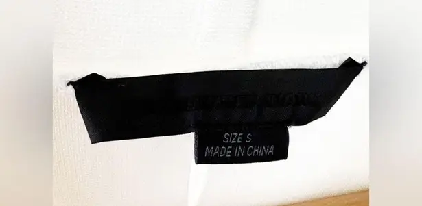 Alexander Wang White Cutout Knit Bodycon Mini Dress Size Small