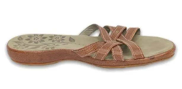 Keen City of Palms Slide Brown Walking Sandal Size 5.5