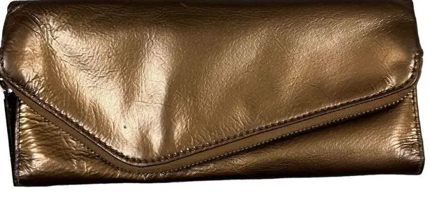 Hobo International Hobo Women's Gold Leather Zip-Around Clutch Wallet