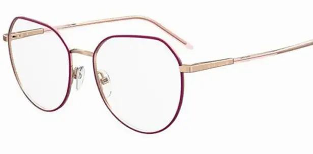 Love moschino New Moschino Love Eyeglasses MOL560 0S45 00 Pink/Gold 54mm - Image 1