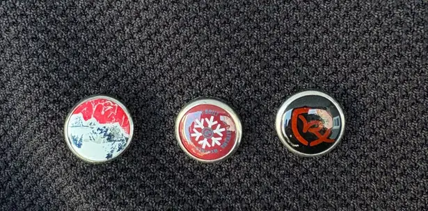 Rocawear Vintage Striped Black Red Track Zip Up Jacket