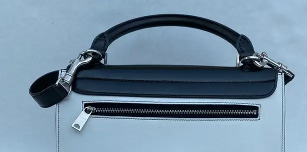 CELINE  Trapeze Calfskin Leather Patent Trapeze Bag