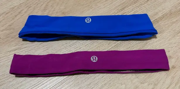 Lululemon  Athletica Blue and Purple Headbands